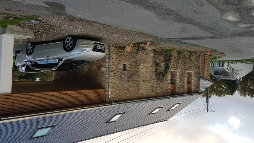 Vue de garages 