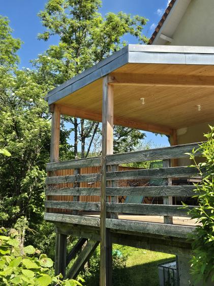 Couverture d'une terrasse existante