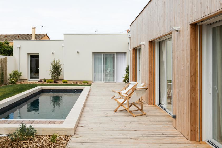 Espace extérieur avec jardin