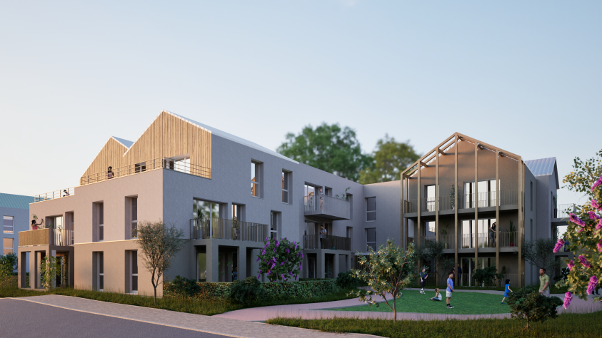 59 logements collectifs Crevin