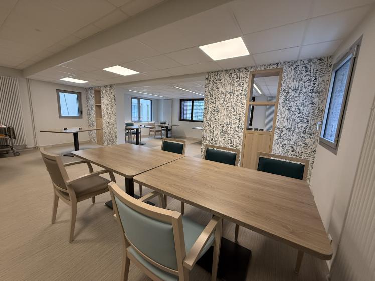 Salle à manger à l'étage