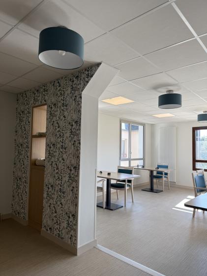 Salle à manger à l'étage