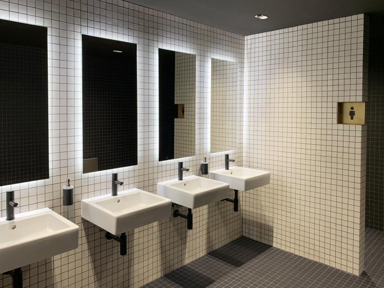 Vue des toilettes
