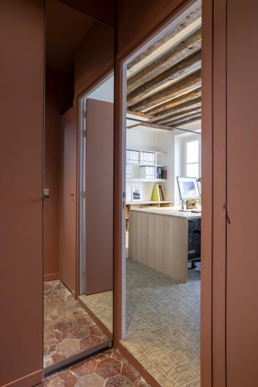 L'entrée vers l'open space