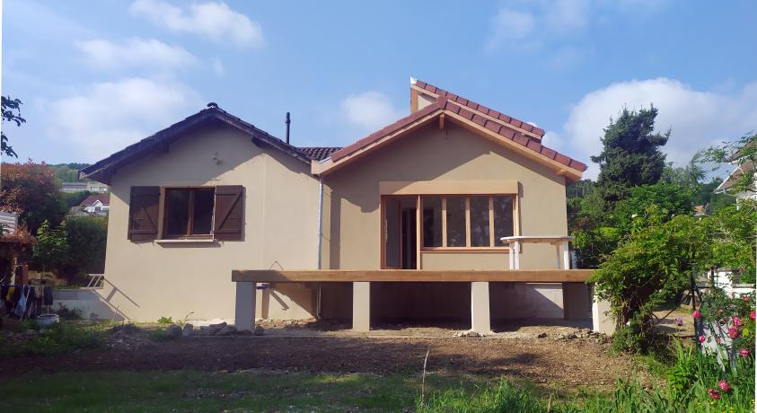 Façade nord projetée