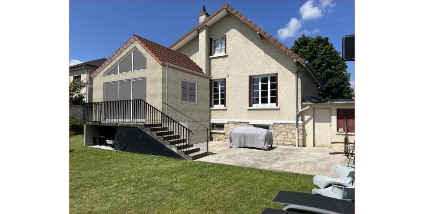 Le nouveau volume donnant sur le jardin