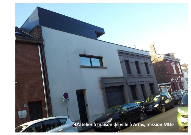 Maison de ville puis sa surélévation à Arras