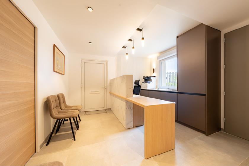helio architecte morgan menu rénovation cabinet médical villeneuve d'ascq accessibilité