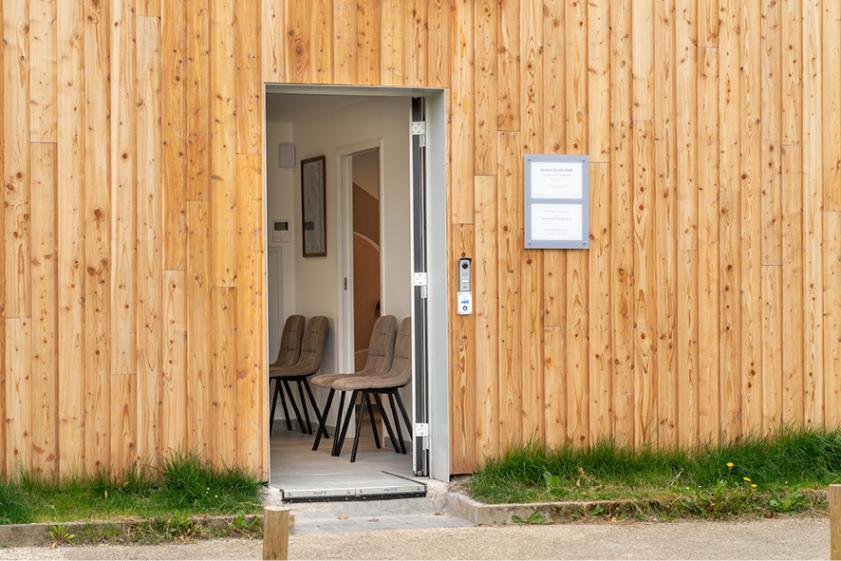 helio architecte morgan menu rénovation cabinet médical villeneuve d'ascq accessibilité
