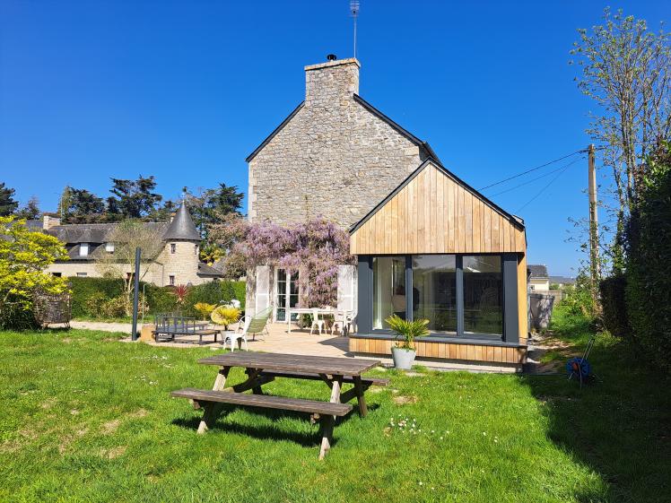 Projet d'extension de maison en bois_chataignier