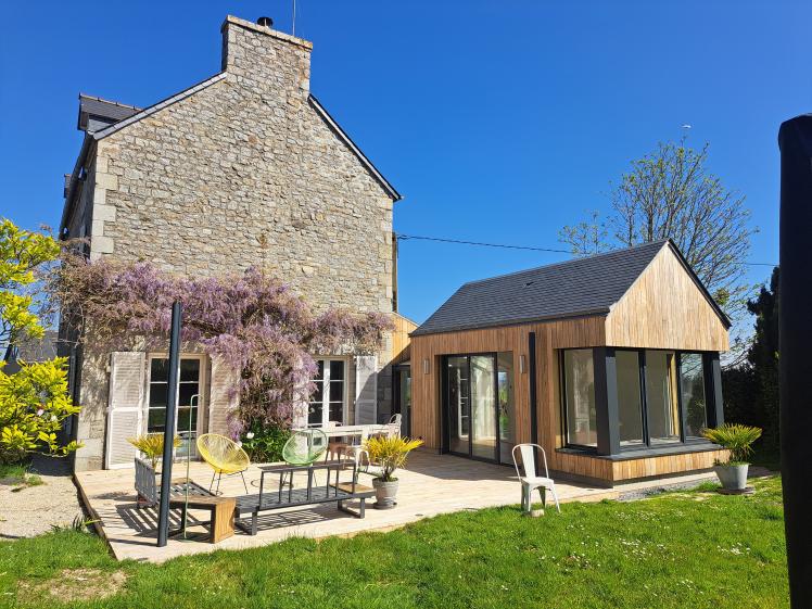 Projet d'extension en ossature bois
