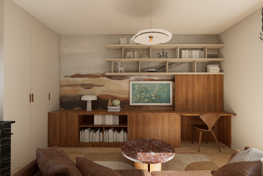 Rénovation appartement architecte hmonp - Paris