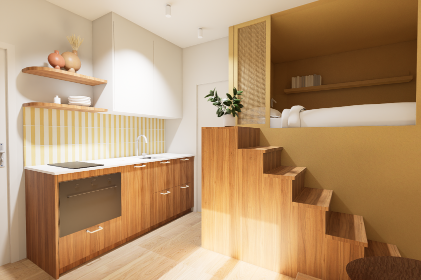 Rénovation appartement architecte hmonp - Paris