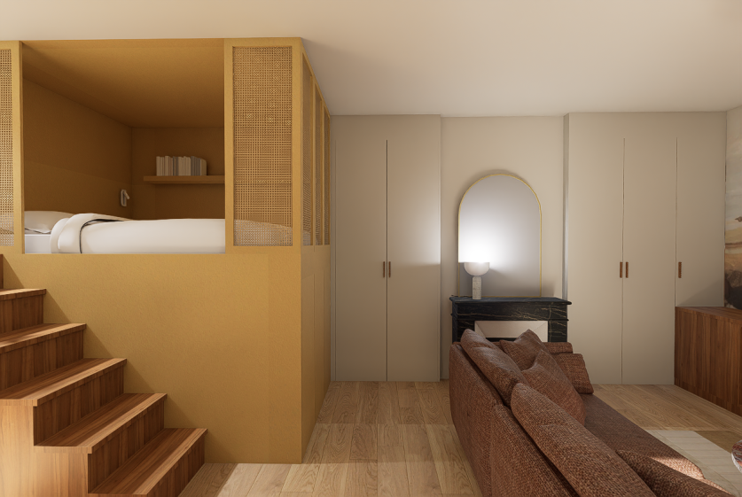 Rénovation appartement architecte hmonp - Paris