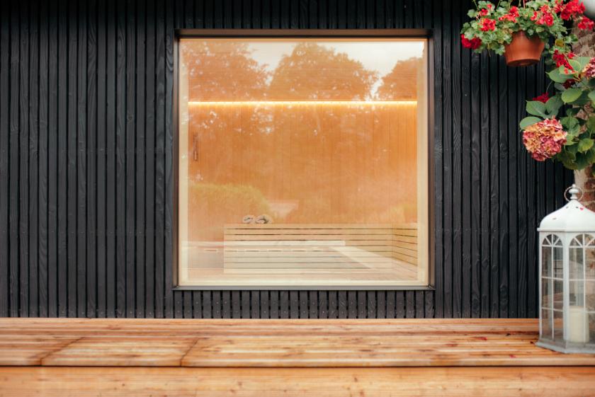 Sauna avec vue Sauna avec vue