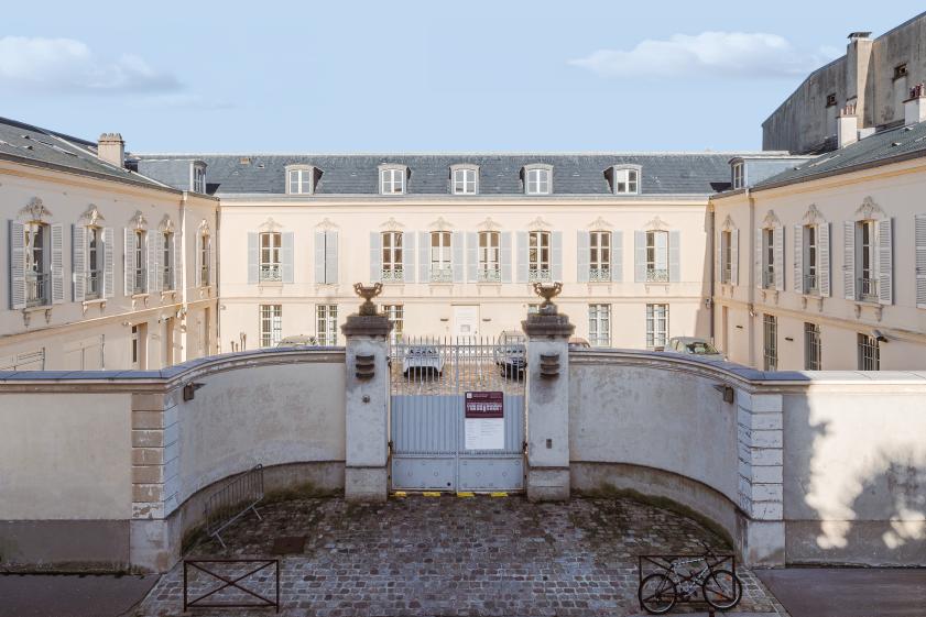 Façade hôtel particulier à Versailles
