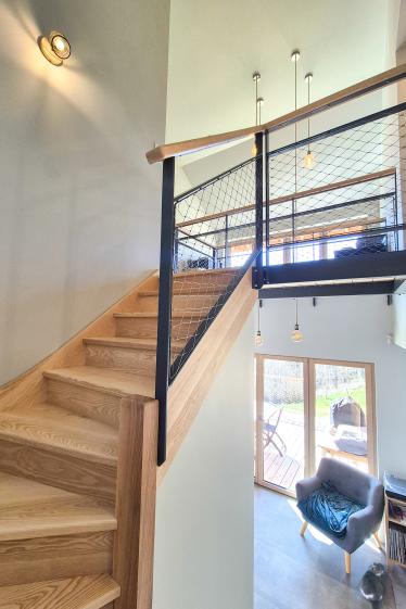 Escalier en frêne