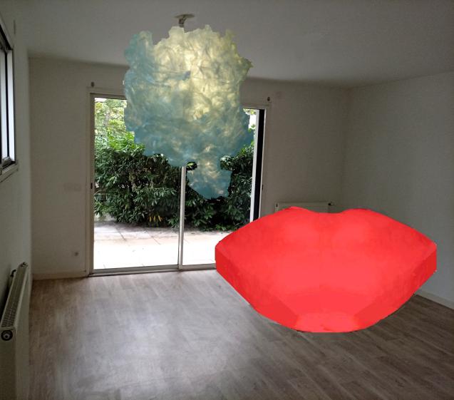 Meubles : Luminaire et canapé SN deSigN