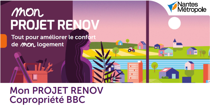 Projet soutenu par le programme 'Mon Projet Rénov' de Nantes Métropole