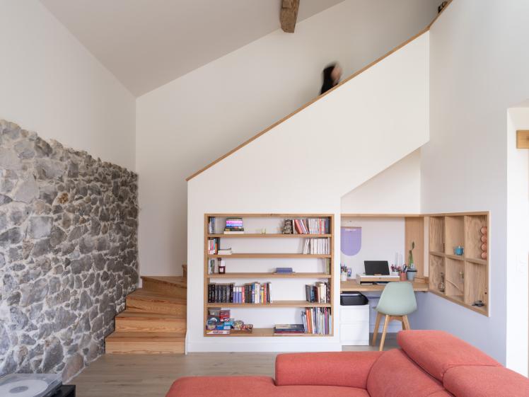 Double hauteur sur séjour