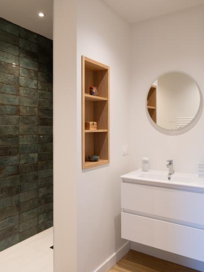 Salle d'eau détail niche