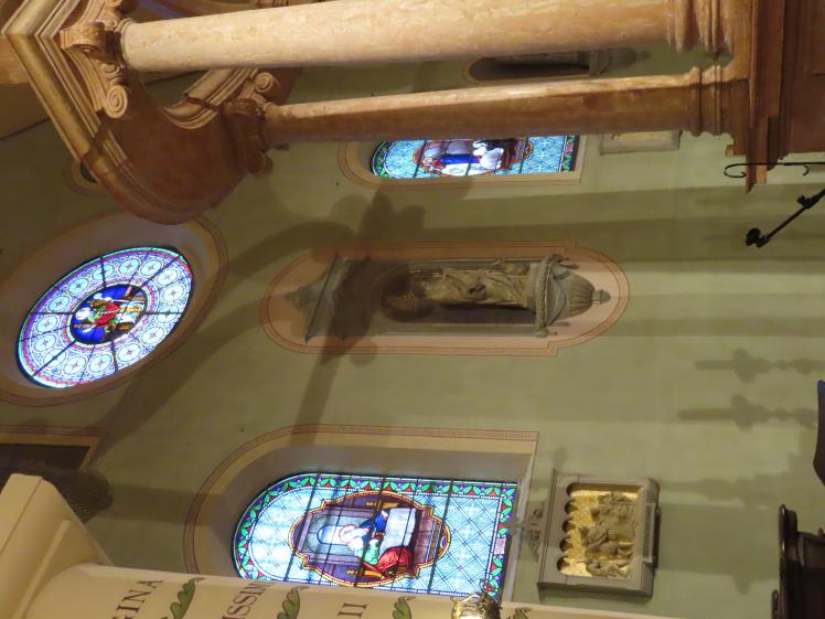 restauration ds bas-reliefs et des vitraux avec mise en place de bavette anti-condensation