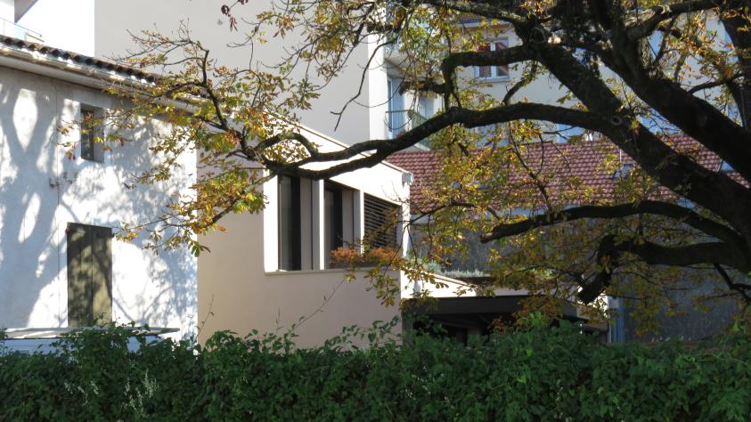vue depuis le jardin voisin