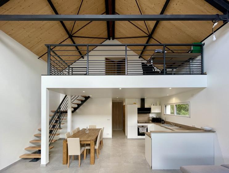 Salon en double hauteur 