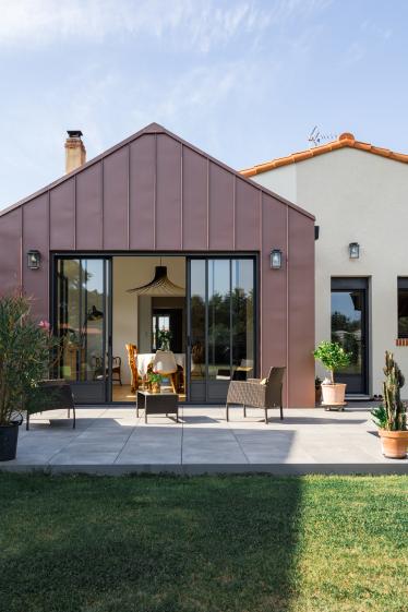 Façade jardin Pignon