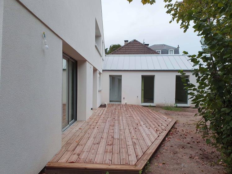 l'extension et la terrasse