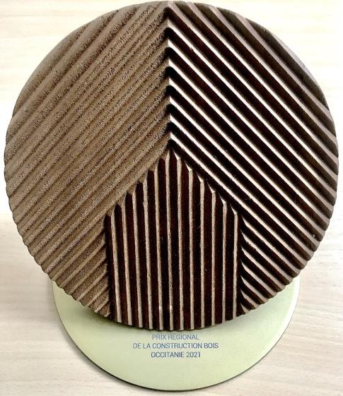 Prix régional Fibois Occitanie  La maison reçoit le prix régional Occitanie