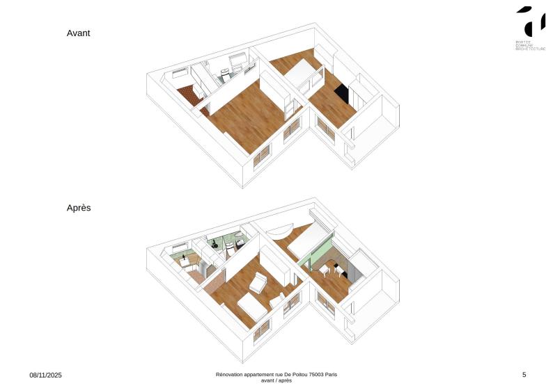 RueDePoitou75003-Avant-Apres-3D-PartieCommuneArchitecture