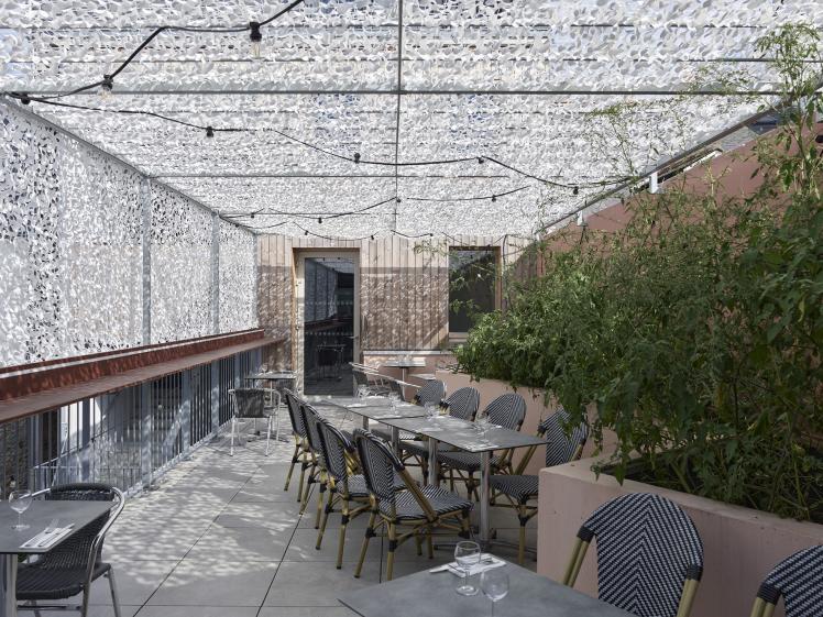 Terrasse de l'étage