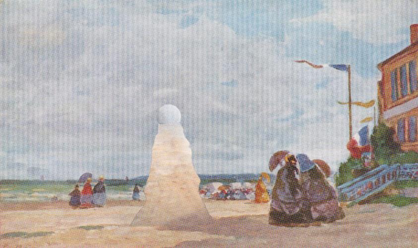 Vue du projet sur la plage Vue du projet sur la plage