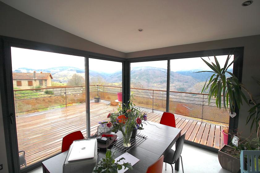 Fenêtres depuis le séjour 