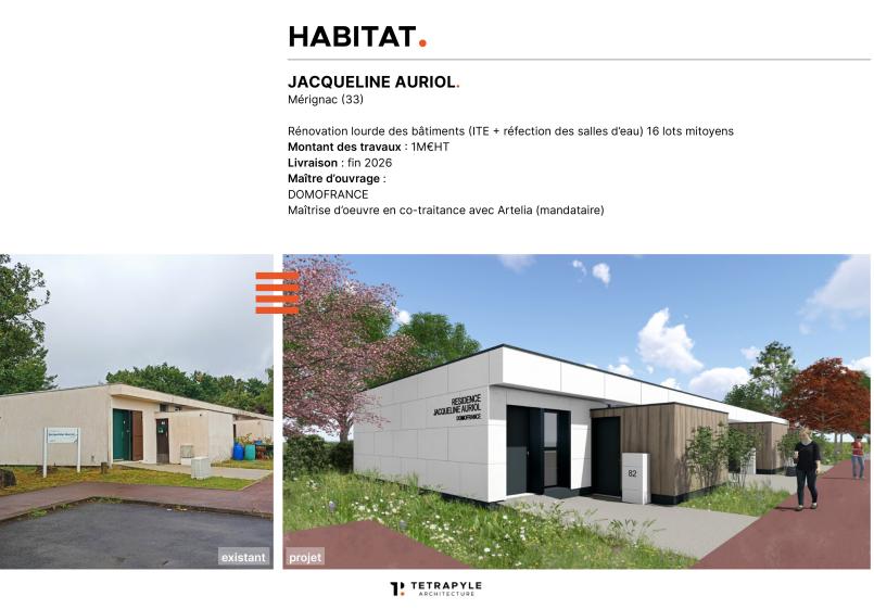 Rénovation Jacqueline Auriol