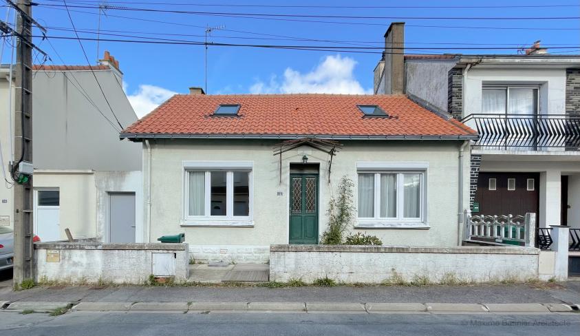 Façade avant travaux Façade existante