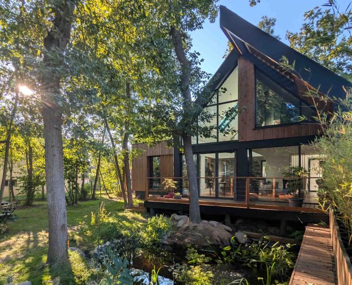 Vue depuis le jardin