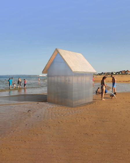 Vue du projet sur la plage Vue du projet sur la plage
