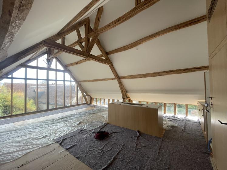 salon sous combles