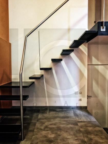 Villa GTR . Vue sur le hall d'entrée