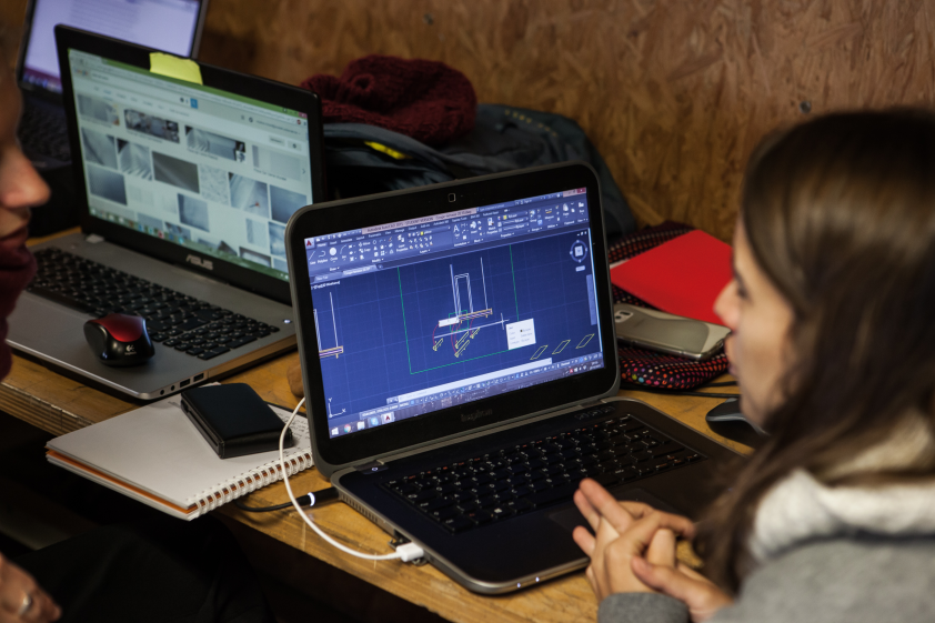 Conception du prototype par les étudiants