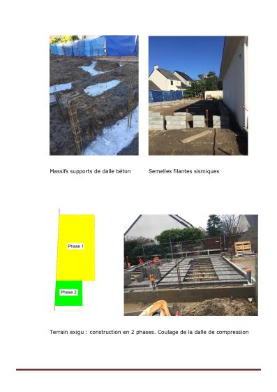 Fondations et dallage : phases de réalisation