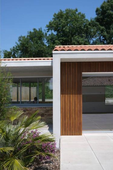 Pierre, bois, béton