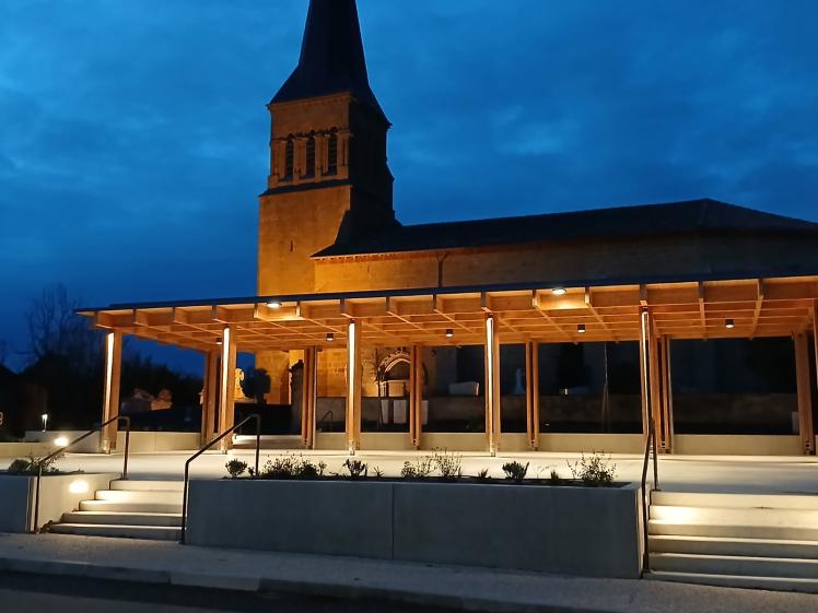 Espace public & halle de Lalanne-Arqué