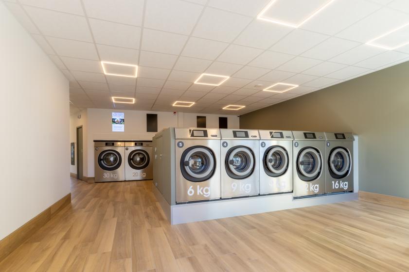 Entrée de la laverie