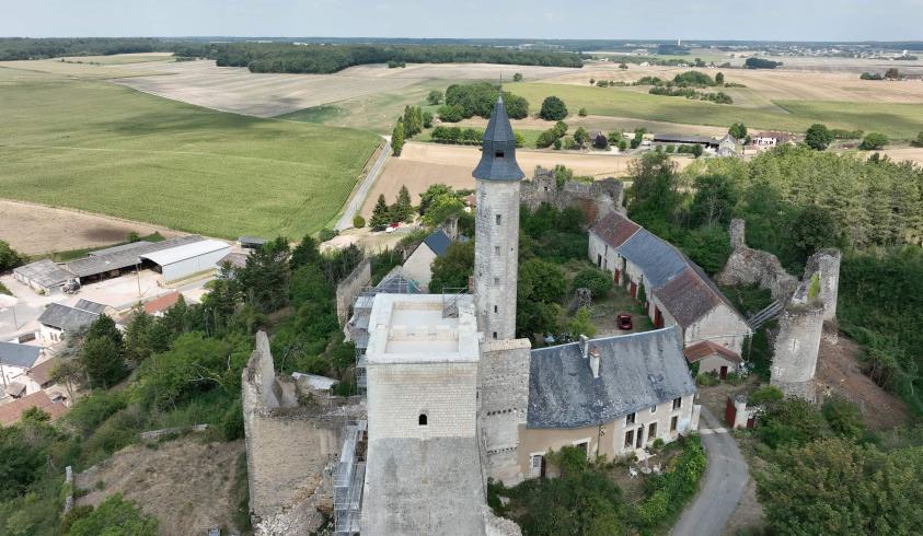Restauration du château de Marmande.