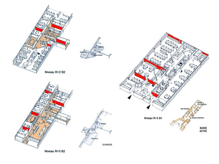 Aménagement de bureaux, show room et espaces détente
