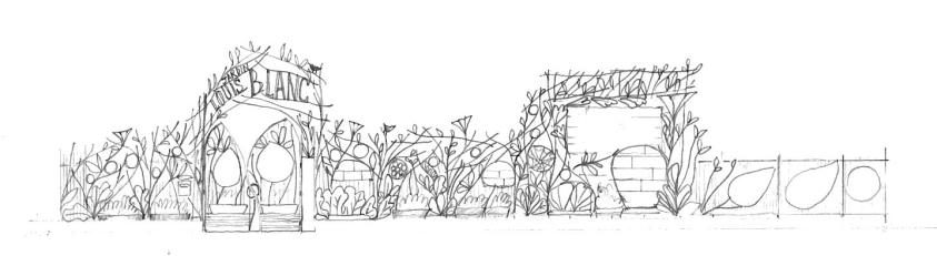 Elévation de la grille