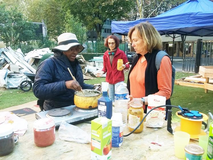 Chantier peinture des bacs